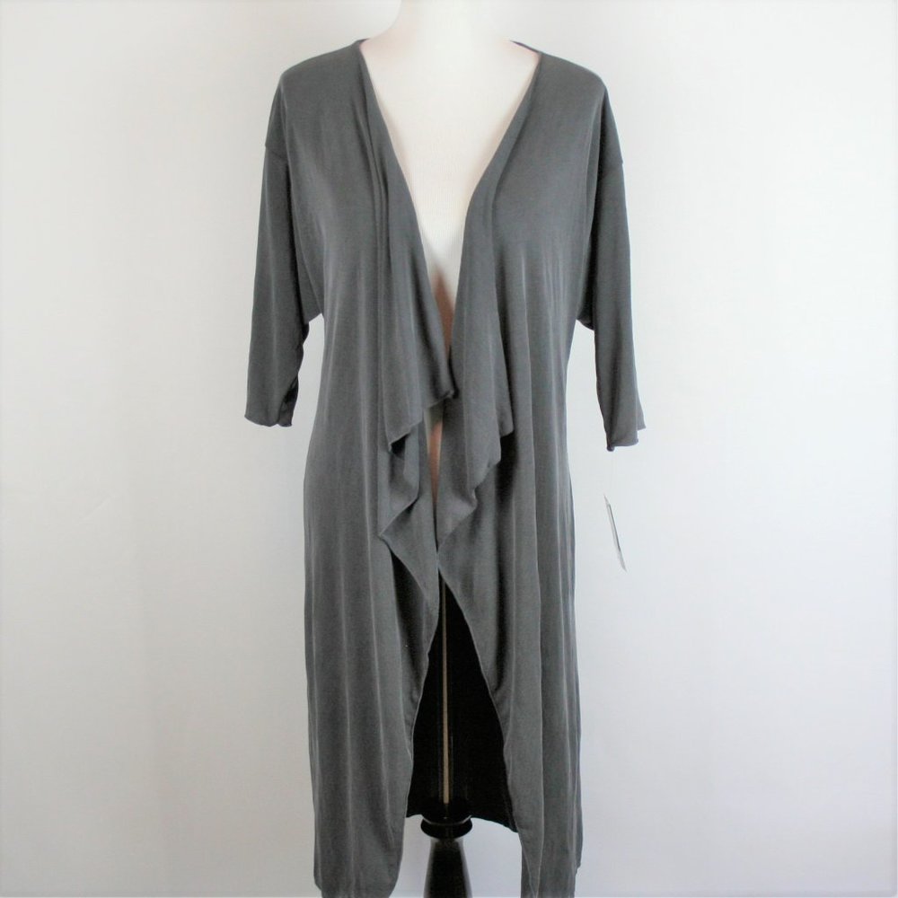 LuLaRoe Shirley Kimono Short Sleeve In Gray